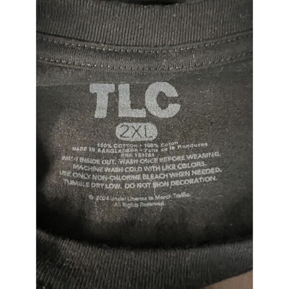 2XL‎ TLC No Scrubs 90s Retro Black Unisex T Boz Left Eye Chili T-shirt NWT - Picture 3 of 3